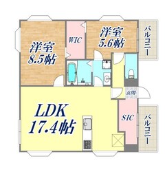 メゾン灘の物件間取画像